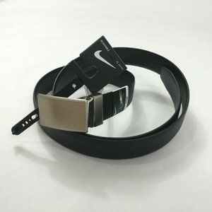 Nike Men G-Flex Reversible Golf Belt Size XL 42 44 Black Brown Synthetic Leather
